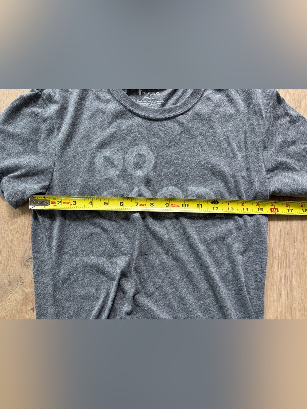 Cotopaxi Do Good light gray cotton blend t-shirt - size XS - Picture 5 of 6